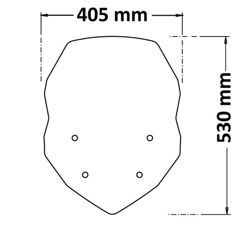 Parabrisas alto honda nc750x